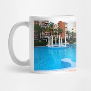 Solana Hotel Swimming Pool Benidorm Spain Mug